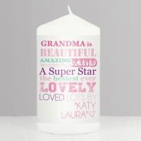 Personalised She Is Loved Pillar Candle Extra Image 1 Preview